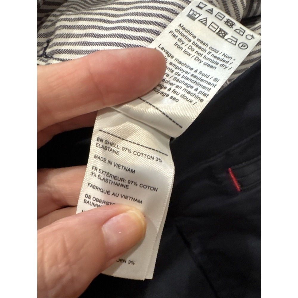 UNTUCKit Men's 9" Chino Shorts Size 36 Navy NEW Flat Front Summer Casual - Picture 5 of 7